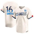 Jamed LA.Dodgers #16 Will Smith Player Cream City Connect Limited Home Stitched Jerseys