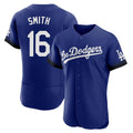 Jamed LA.Dodgers #16 Will Smith Player Royal City Connect Elite Home Stitched Jerseys