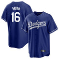 Jamed LA.Dodgers #16 Will Smith Player Royal Game Stitched Jerseys