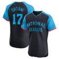 Jamed LA.Dodgers #17 Shohei Ohtani Player Black National League All-Star Limited Elite Home Stitched Jerseys