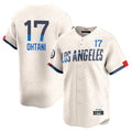 Jamed LA.Dodgers #17 Shohei Ohtani Player Cream City Connect Limited Home Stitched Jerseys