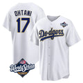 Jamed LA.Dodgers #17 Shohei Ohtani Player Gold White World Series 2026 Collection Stadium Game Stitched Jerseys