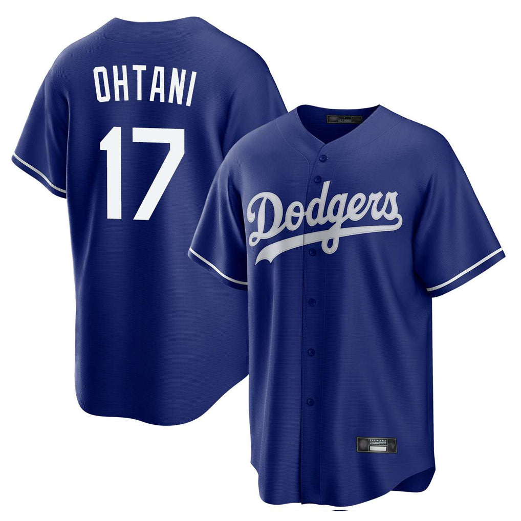 Jamed LA.Dodgers #17 Shohei Ohtani Player Royal Home Game Stitched Jerseys