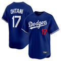 Jamed LA.Dodgers #17 Shohei Ohtani Player Royal Limited Home Stitched Jerseys