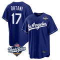 Jamed LA.Dodgers #17 Shohei Ohtani Player Royal World Series Game Stitched Jerseys
