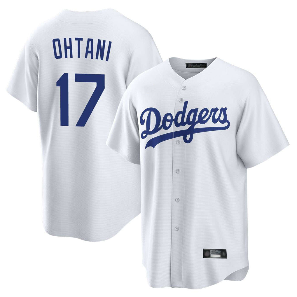 Jamed LA.Dodgers #17 Shohei Ohtani Player White Game Home Stitched Jerseys