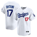 Jamed LA.Dodgers #17 Shohei Ohtani Player White Limited Home Stitched Jerseys