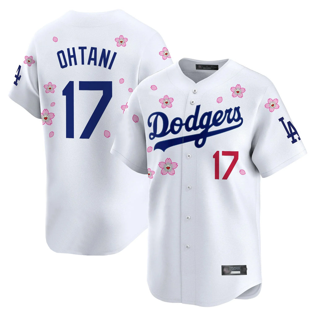 Jamed LA.Dodgers #17 Shohei Ohtani Player White Tokyo Series Vapor Premier Limited Stitched Jerseys
