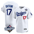 Jamed LA.Dodgers #17 Shohei Ohtani Player White World Series Limited Home Stitched Jerseys