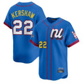 Jamed LA.Dodgers #22 Clayton Kershaw Player Blue All-Star Limited Home Stitched Jerseys