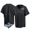 Jamed LA.Dodgers #23 Kyle Tucker Player Black World Series Pitch Fashion T-shirt Stitched Jerseys