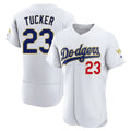 Jamed LA.Dodgers #23 Kyle Tucker Player Gold White 2026 Collection Stadium Limited Elite Stitched Jerseys