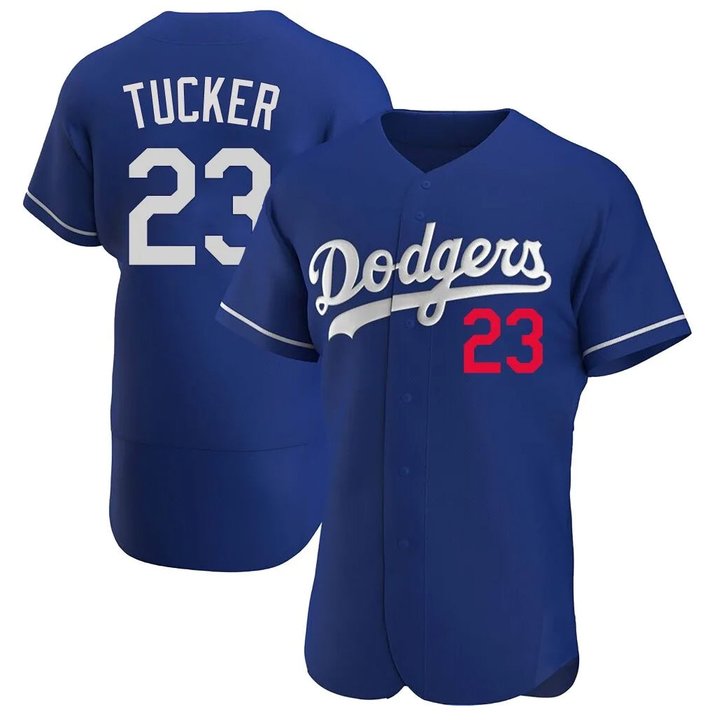 Jamed LA.Dodgers #23 Kyle Tucker Player Royal Limited Elite Home Stitched Jerseys