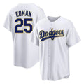 Jamed LA.Dodgers #25 Tommy Edman Player Gold White 2026 Collection Stadium Game Stitched Jerseys