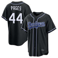 Jamed LA.Dodgers #44 Andy Pages Player Black Carbon Limited Home Stitched Jerseys