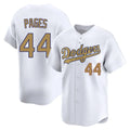 Jamed LA.Dodgers #44 Andy Pages Player Gold Collection Limited Home Stitched Jerseys