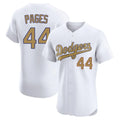 Jamed LA.Dodgers #44 Andy Pages Player Gold Limited Elite Home Stitched Jerseys