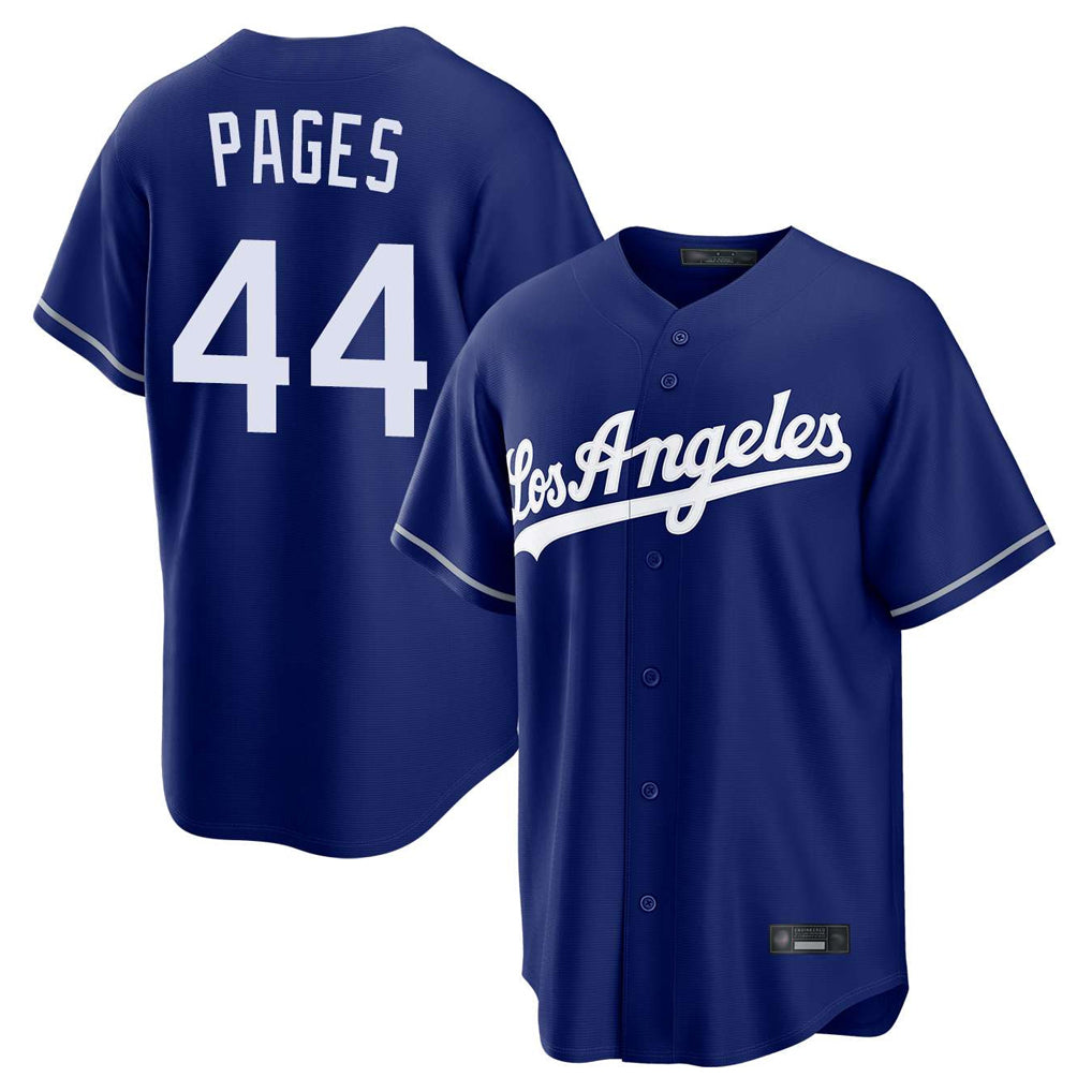 Jamed LA.Dodgers #44 Andy Pages Player Royal Game Stitched Jerseys