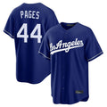 Jamed LA.Dodgers #44 Andy Pages Player Royal Game Stitched Jerseys