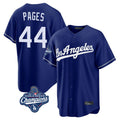 Jamed LA.Dodgers #44 Andy Pages Player Royal World Series Meet Game Stitched Jerseys