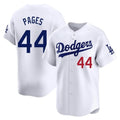 Jamed LA.Dodgers #44 Andy Pages Player White Limited Home Stitched Jerseys