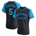 Jamed LA.Dodgers #5 Freddie Freeman Player Black National League All-Star Limited Elite Home Stitched Jerseys