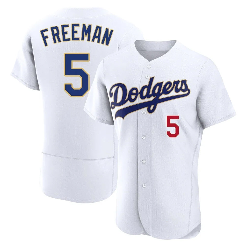 Jamed LA.Dodgers #5 Freddie Freeman Player White 2026 Collection Stadium Limited Elite Stitched Jerseys
