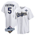 Jamed LA.Dodgers #5 Freddie Freeman Player White World Series 2026 Collection Stadium Game Stitched Jerseys