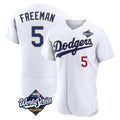 Jamed LA.Dodgers #5 Freddie Freeman Player White World Series 2026 Collection Stadium Limited Elite Stitched Jerseys