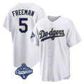 Jamed LA.Dodgers #5 Freddie Freeman Player White World Series Meet White 2026 Collection Stadium Game Stitched Jerseys