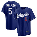 Jamed LA.Dodgers #5 Freddie Freeman Player Royal Game Home Stitched Jerseys