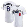 Jamed LA.Dodgers #8 Enrique Hern?¡ì?¨¦ndez Player Gold White 2026 Collection Stadium Limited Elite Stitched Jerseys
