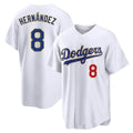 Jamed LA.Dodgers #8 Enrique Hern?¡ì?¨¦ndez Player Gold White 2026 Collection Stadium Limited Stitched Jerseys