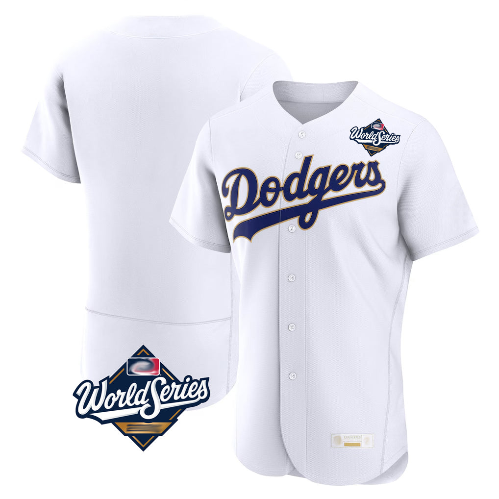 Jamed LA.Dodgers Blank Player Gold White 2026 Collection Stadium Limited Stitched Jerseys