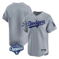 Jamed LA.Dodgers Blank Player Gray Limited Home World Series Meet Stitched Jerseys