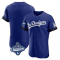 Jamed LA.Dodgers Blank Player Royal City Connect Elite Home World Series Meet Stitched Jerseys