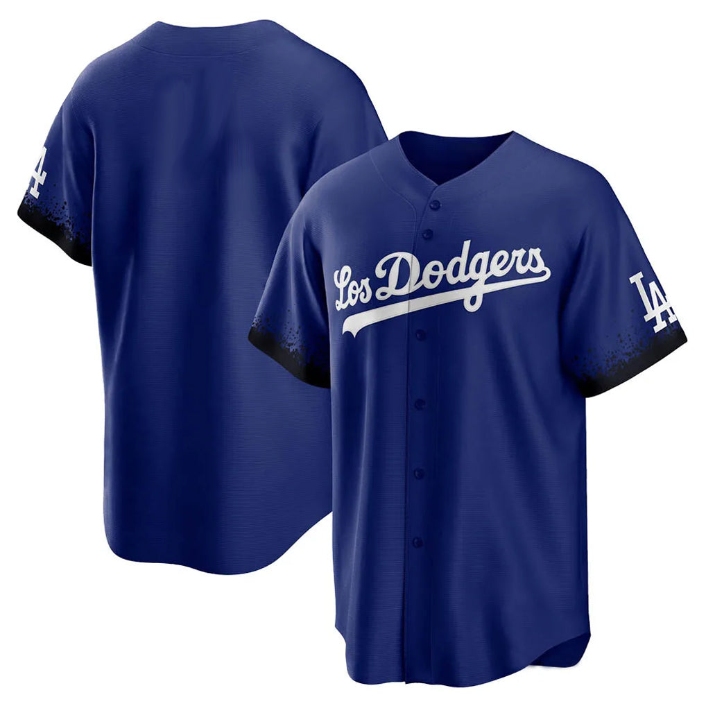 Jamed LA.Dodgers Blank Player Royal City Connect Home Game Stitched Jerseys