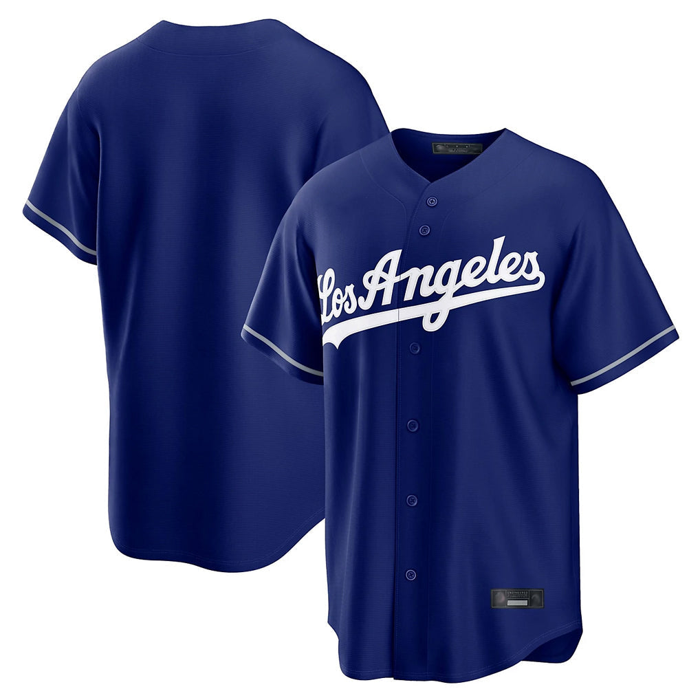 Jamed LA.Dodgers Blank Player Royal Game Stitched Jerseys