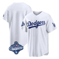 Jamed LA.Dodgers Blank Player White Home Game World Series Meet Stitched Jerseys
