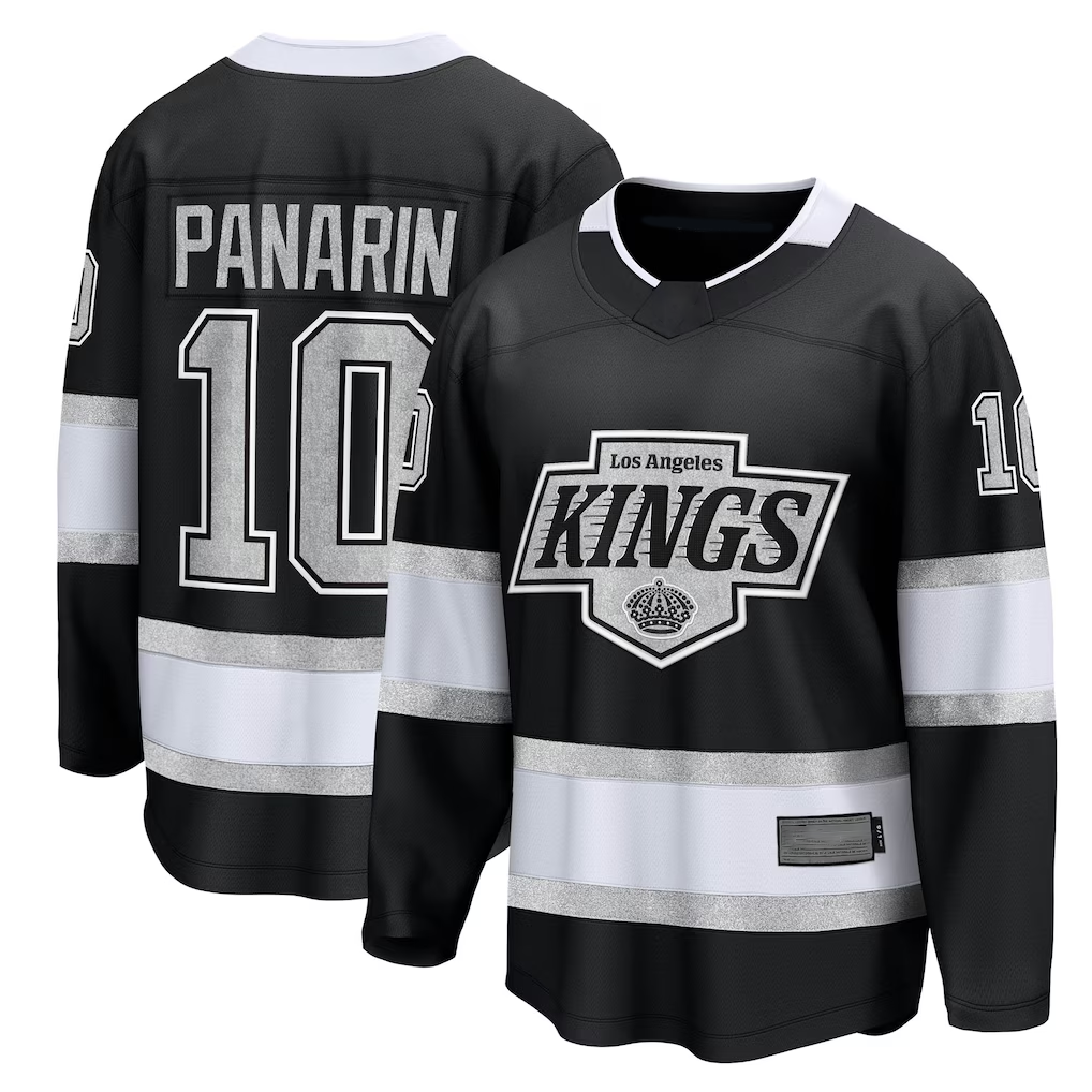 Jamed LA.Kings #10 Artemi Panarin Black Home Breakaway Jerseys