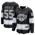 Jamed LA.Kings #55 Quinton Byfield Black Home Breakaway Jerseys