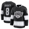 Jamed LA.Kings #8 Drew Doughty Black Home Premium Jerseys