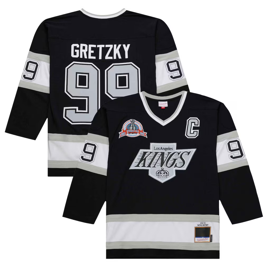 Jamed LA.Kings #99 Wayne Gretzky Black 1992-93 Power Play Jerseys