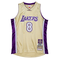 Jamed LA.Lakers #8 Kobe Bryant Mitchell & Ness Gold Hall of Fame Class of 2020 #8 Authentic Stitched Jerseys