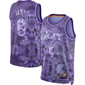 Jamed LA.Lakers #8 LeBron James Purple Select Series Swingman Stitched Jerseys