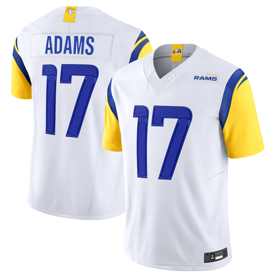 Jamed LA.Rams #17 Davante Adams Player White F.U.S.E. Limited Stitched Jerseys