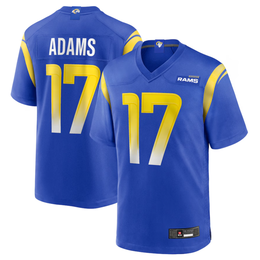 Jamed LA.Rams #17 Davante Adams Royal Game Player Stitched Jerseys