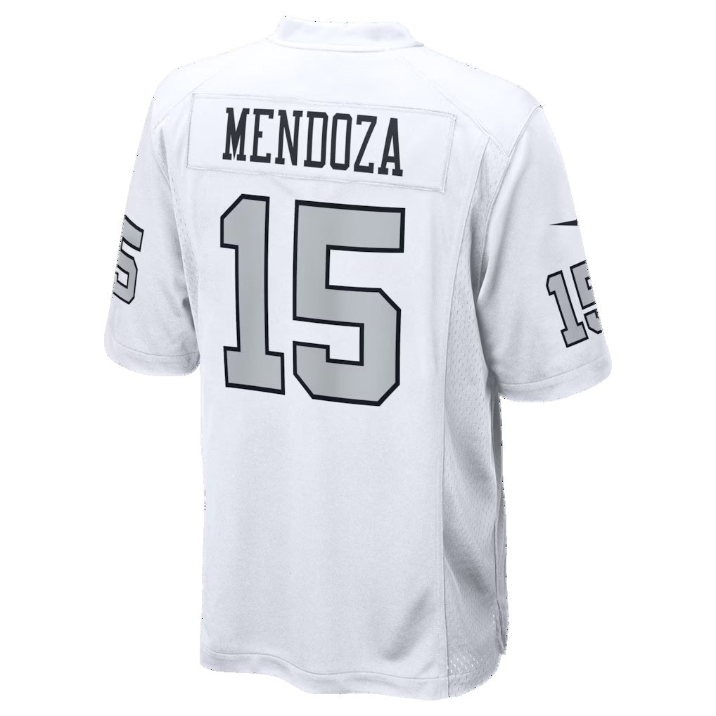 Jamed LV.Raiders #15 Fernando Mendoza White Alternate Game Player Stitched Jerseys