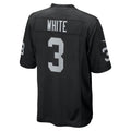 Jamed LV.Raiders #3 Zamir White Black Team Game Stitched Jerseys