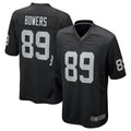 Jamed LV.Raiders #89 Brock Bowers Black 2024 Draft First Round Pick Player Game Jersey Stitched Jersey